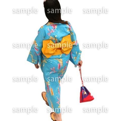 人物切抜き素材　鳥瞰編　N_475