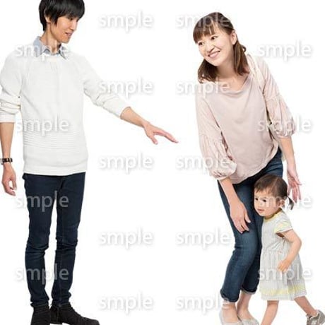 Cutout People　ファミリー　GG_112