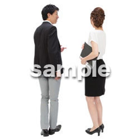 Cutout People　ビジネス-日本人　EE_064