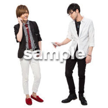 Cutout People　男性ペア　JJ_406