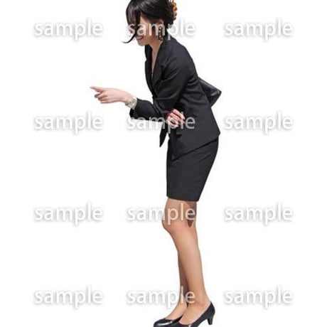 人物切抜き素材　ベーシックファッション編　P_283