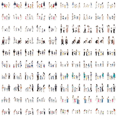 07Cutout People ファミリー[ダウンロード版]