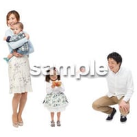 Cutout People　4人ファミリー　GG_451