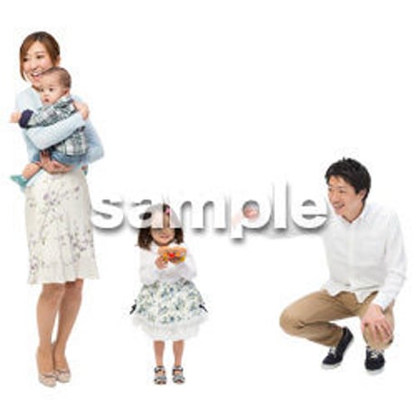 Cutout People　4人ファミリー　GG_451