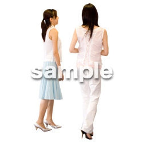 人物切抜き素材　夏服・フィットネス編　J_102