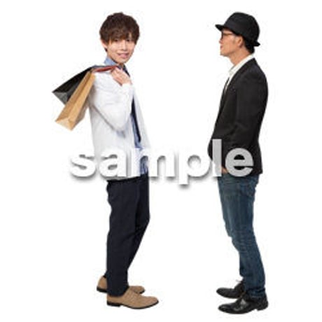 Cutout People　男性ペア　JJ_378