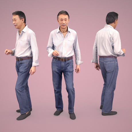 3D人物素材  [Posed]  041_Ken