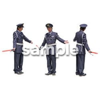 人物切抜き素材　ショップスタッフ　T_548