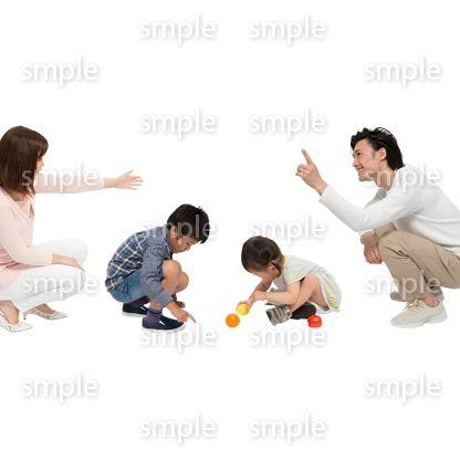 Cutout People　4人ファミリー　GG_483
