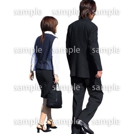 人物切抜き素材　男性女性編　A_045
