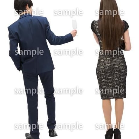Cutout People　パーティー　DD_100