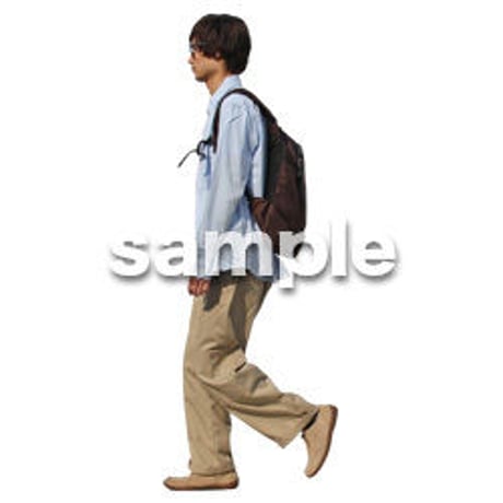 人物切抜き素材　レジャー・ショッピング編　L_289