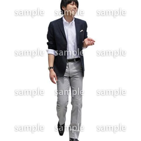 人物切抜き素材　ベーシックファッション編　P_436