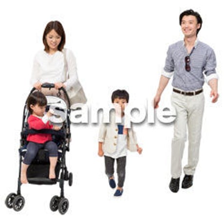 Cutout People　4人ファミリー　GG_331