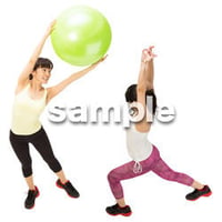 Cutout People　スポーツ 鳥瞰　CC_357