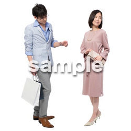 Cutout People　ショッピング　JJ_132