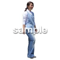 人物切抜き素材　シニア介護編　S_291