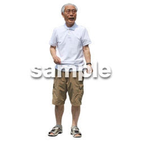 人物切抜き素材　シニアライフ編　R_246