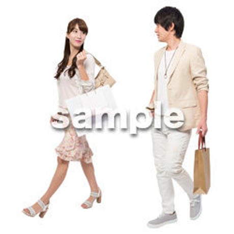 Cutout People　ショッピング　JJ_012