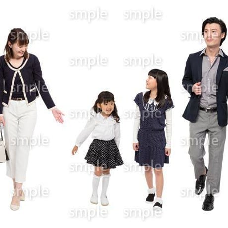 Cutout People　4人ファミリー　GG_206