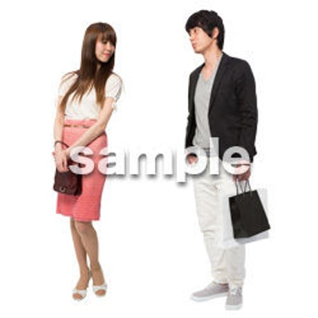 Cutout People　ショッピング　JJ_142