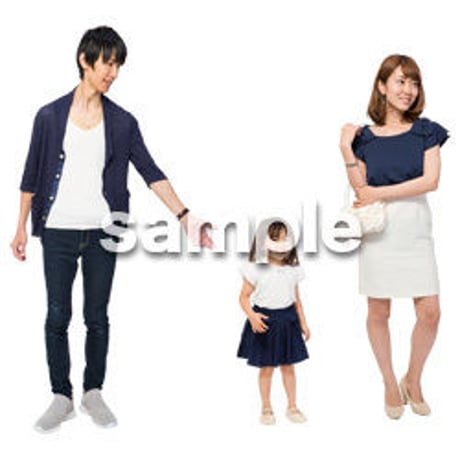 Cutout People　ファミリー　GG_096