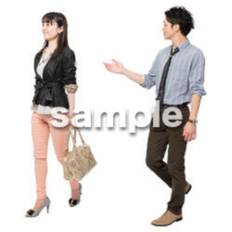 Cutout People　ショッピング　JJ_042