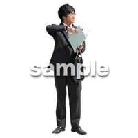 人物切抜き素材　ベーシックファッション編　P_457