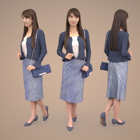 3D人物素材  [Posed]  005_Rika