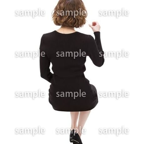 Cutout People　パーティー座る人　DD_500