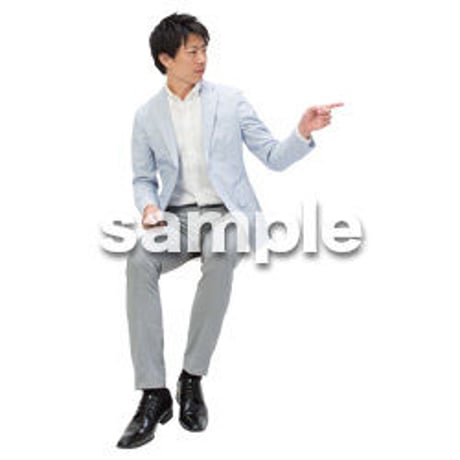 Cutout People　ビジネス-日本人　EE_451
