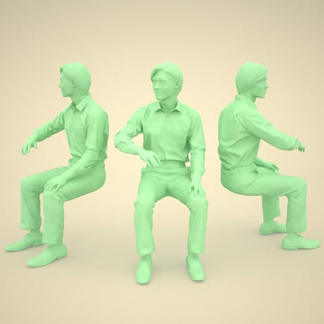 3D人物素材 [Posed]  065_Syun