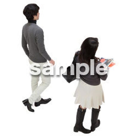 Cutout People　鳥瞰　人物　FF_099