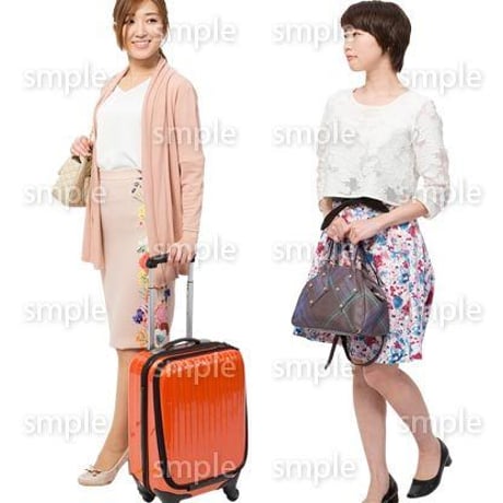 Cutout People　女性ペア　JJ_242