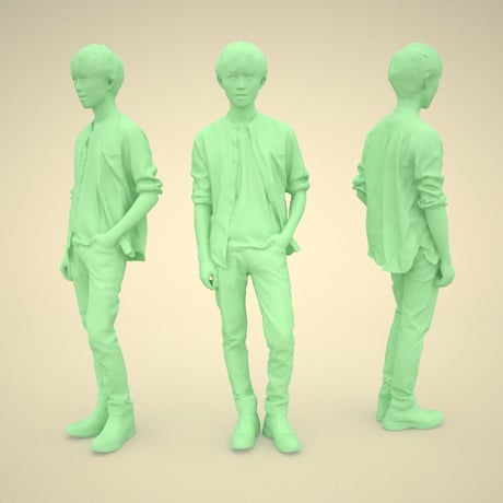 3D人物素材 [Posed]   033_Toru
