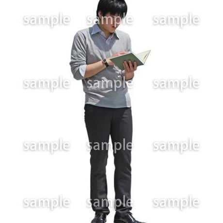 人物切抜き素材　ベーシックファッション編　P_362