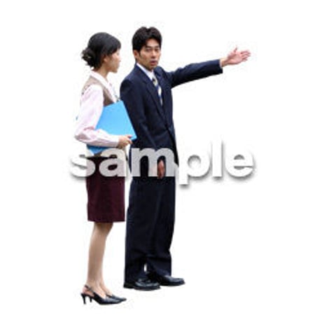 人物切抜き素材　男性女性編　A_052