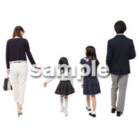 Cutout People　4人ファミリー　GG_210