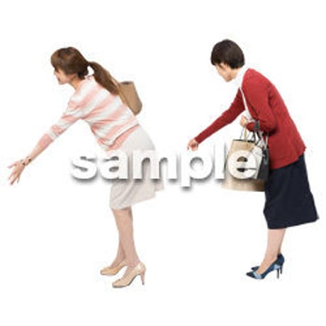 Cutout People　女性ペア　JJ_303