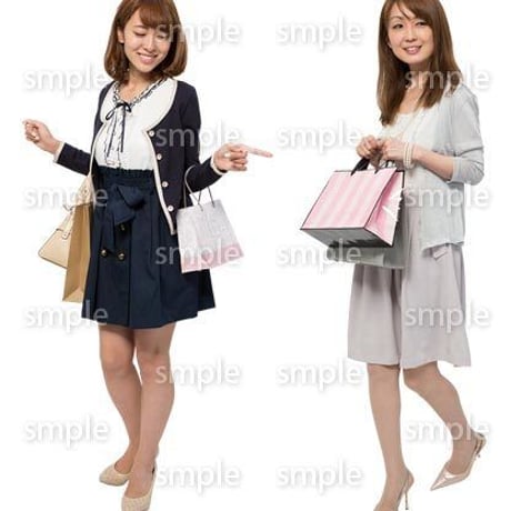Cutout People　女性ペア　JJ_212