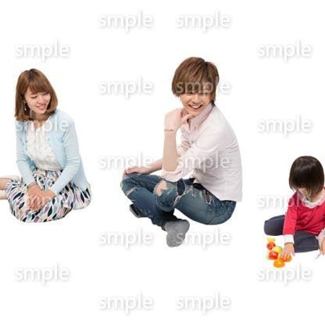 Cutout People　ファミリー　II_227