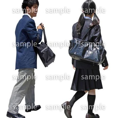 人物切抜き素材　キッズ・スクール編　O_363