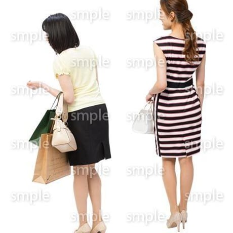 Cutout People　女性ペア　JJ_319