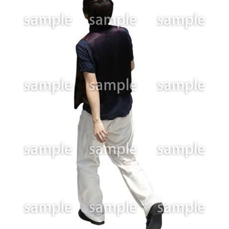 人物切抜き素材　鳥瞰編　N_321