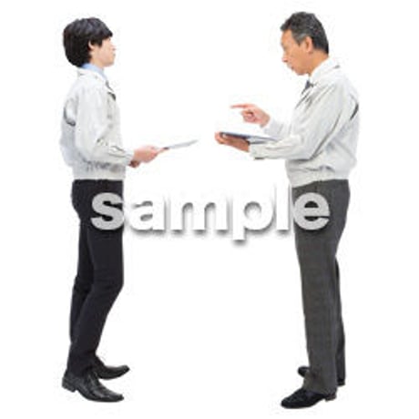 Cutout People　ビジネス-日本人　EE_058