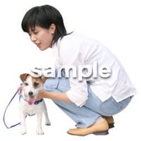 人物切抜き素材　リビング・散歩編　I_352