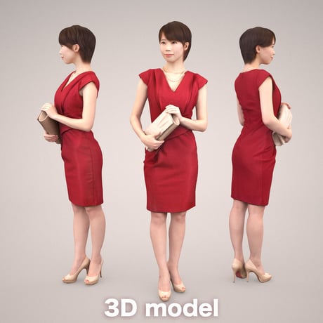 3D人物素材 [Posed]   023_Haru
