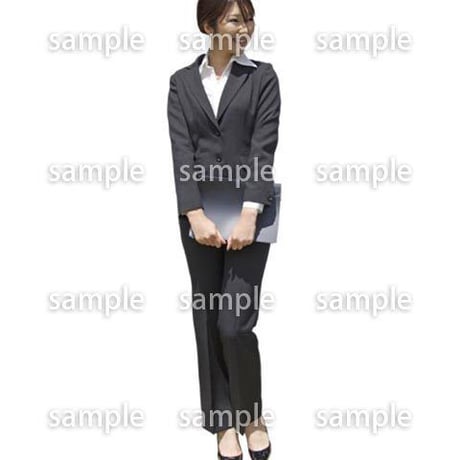 人物切抜き素材　ベーシックファッション編　P_271