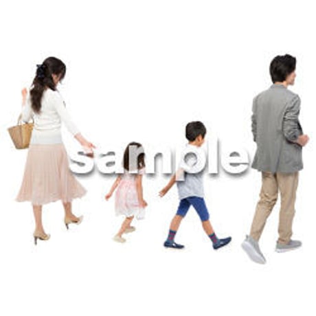 Cutout People　4人ファミリー　GG_219