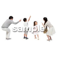 Cutout People　4人ファミリー　GG_479